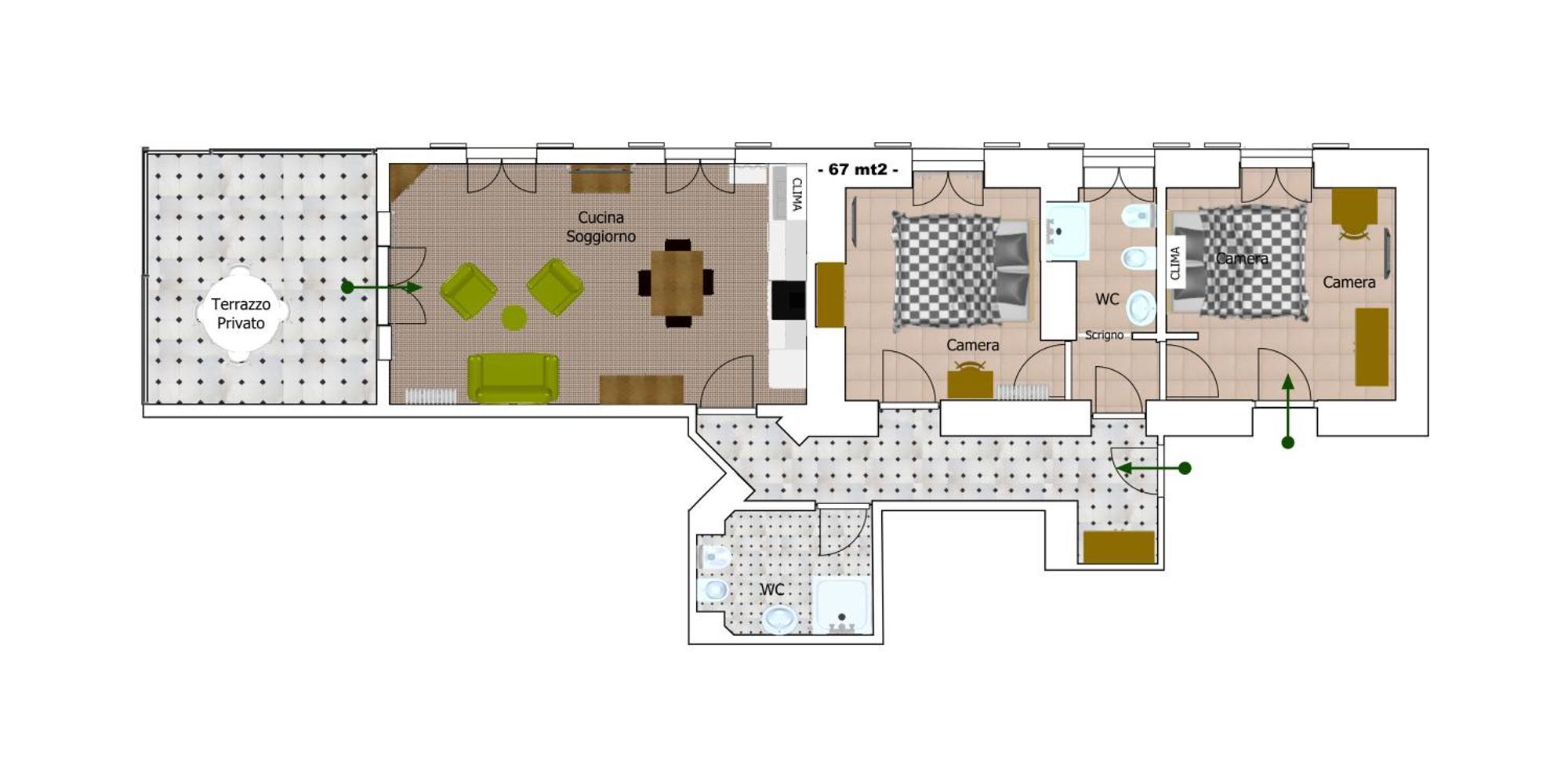Villa Virginia Bordighera Habitación foto